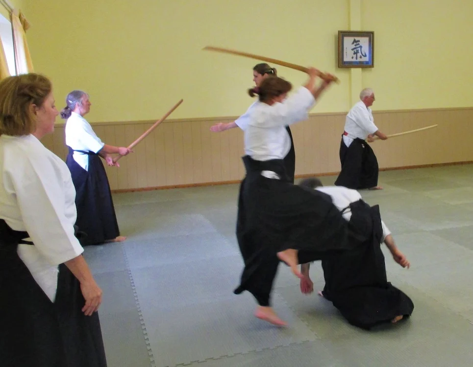 Training at Shrewsbury Ki Aikido Club