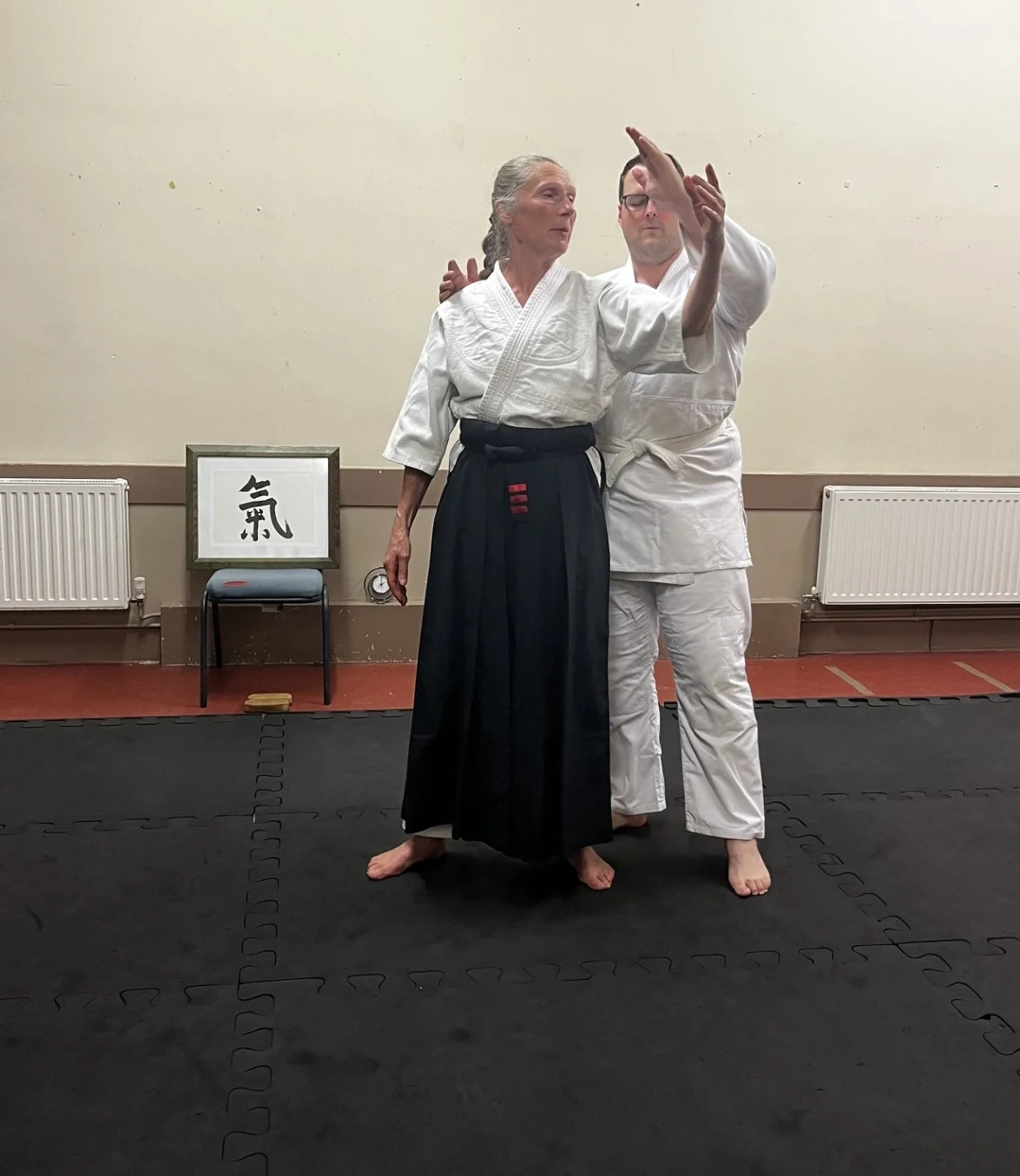 Training at Shrewsbury Ki Aikido Club