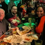 Edinburgh club on a Christmas night out
