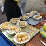 The weather was excellent, so we were able to help ourselves and sit outside in the sun. Who knew the Highlands could be like this?