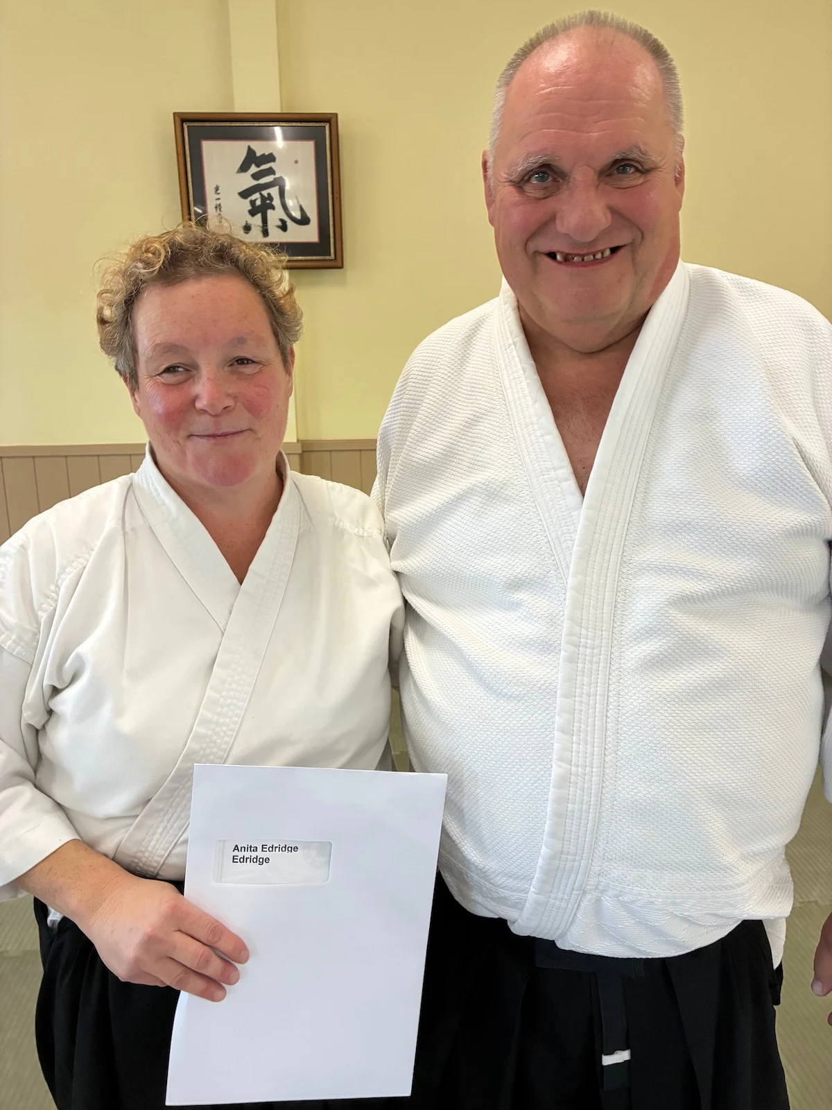Training bij Gravesend Ki Aikido club