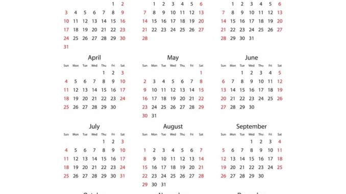 Downloadable calendar for 2027 courses